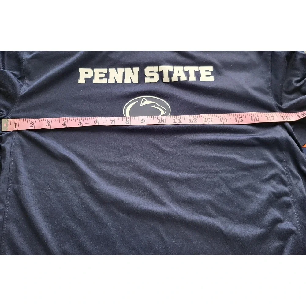 Penn State Nittany Lions Shirt‎ Mens Medium Nike Dri-FIT Long Sleeve Elite Blue